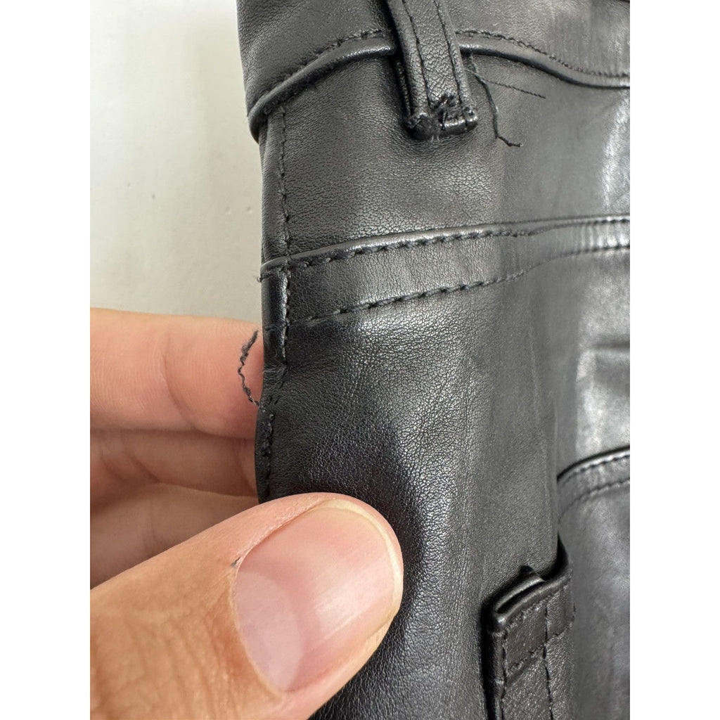 Saint Laurent Fw15 Calf Leather Pants 50