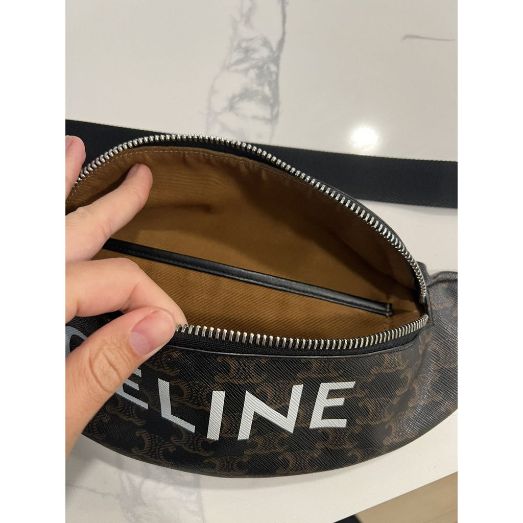 Celine Triomphe Monogram Belt bag