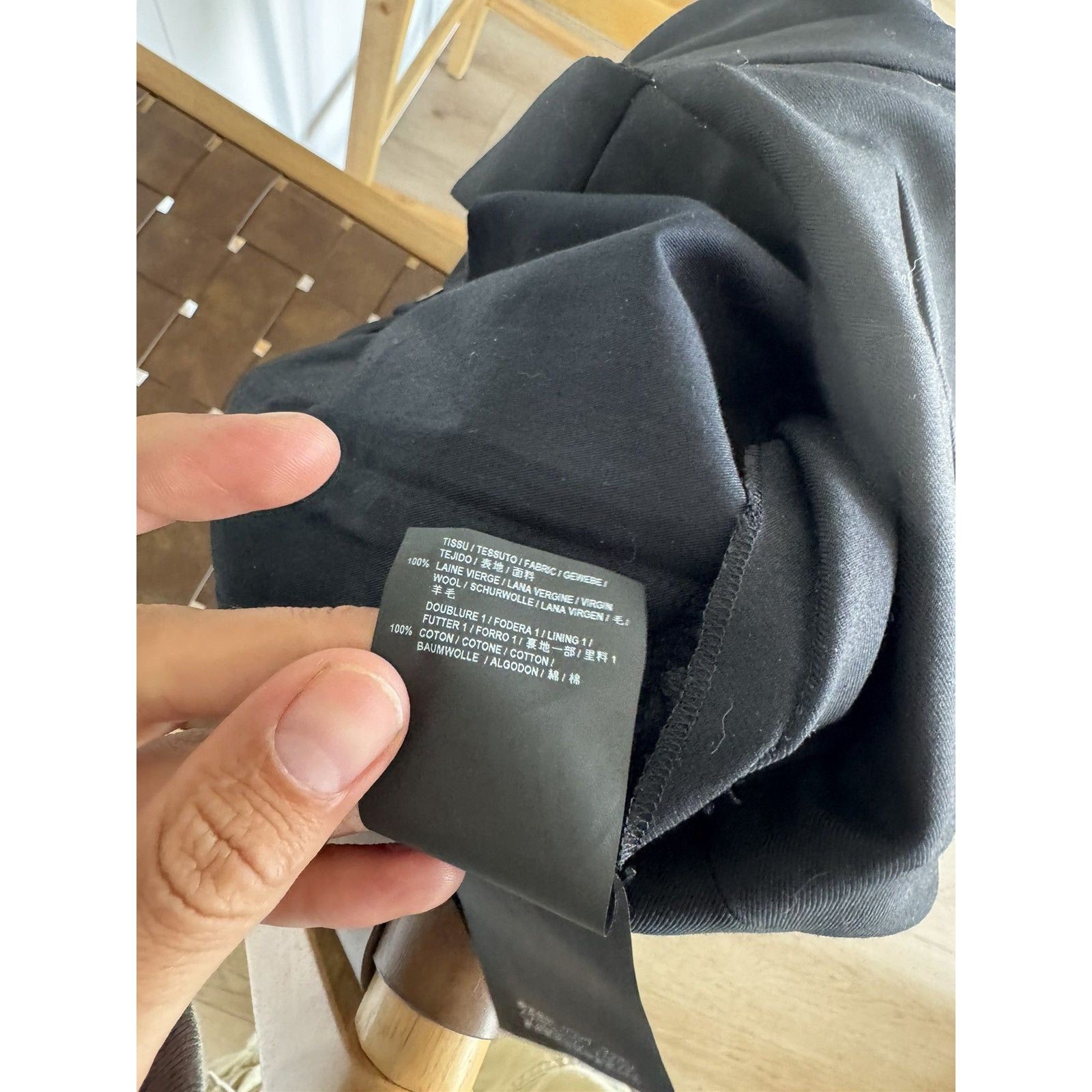 Saint Laurent Pleated Belted Suit shorts 48