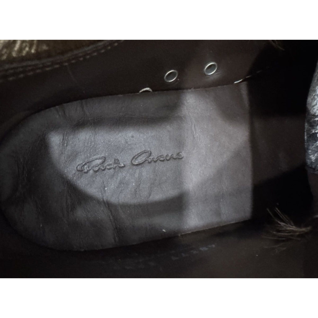 Rick Owens Ponyhair Ramones Low Brown 39.5