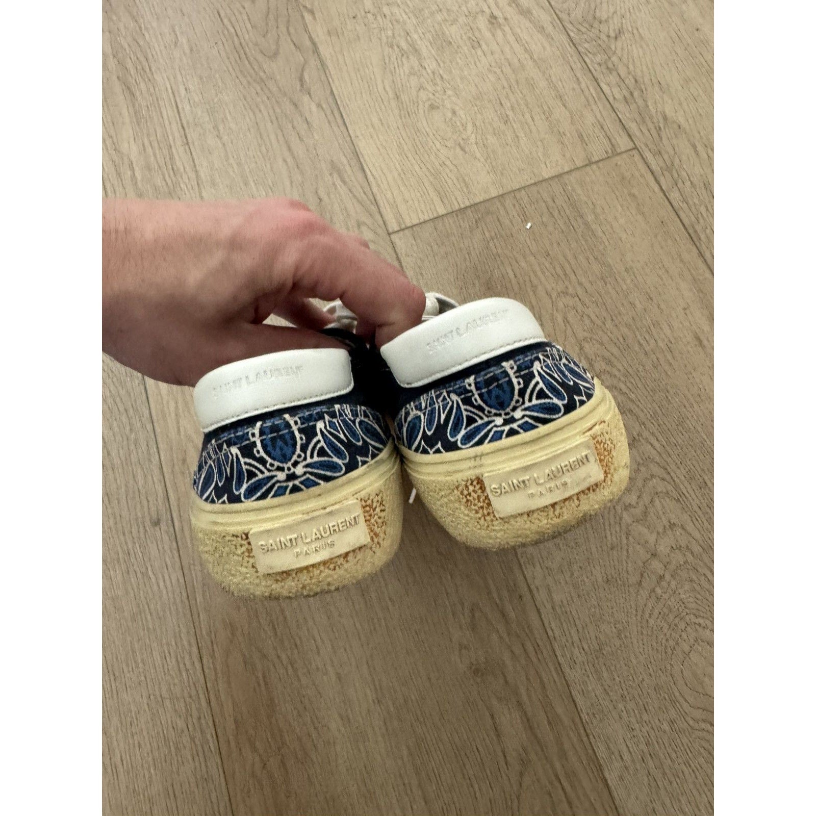 Saint Laurent Hedi Bandanna skates 41