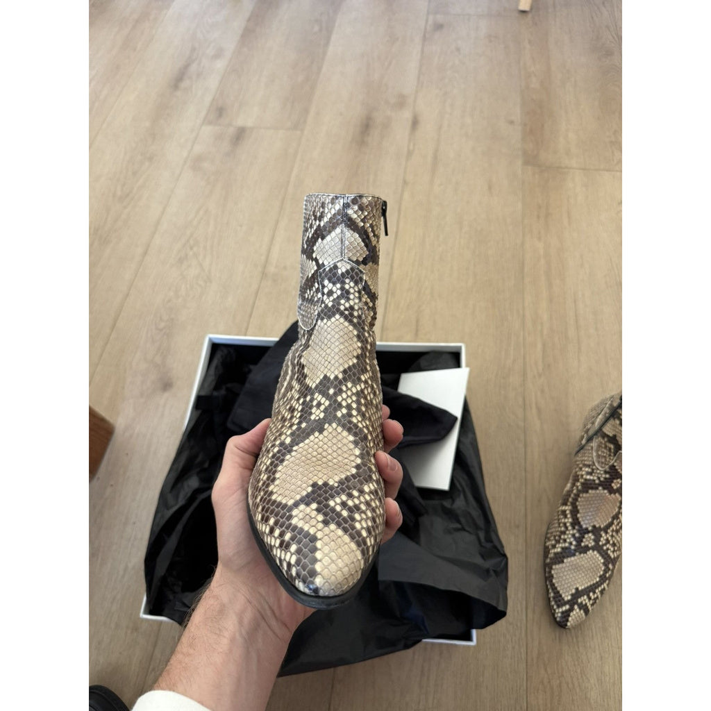 Celine Python Jacno boots