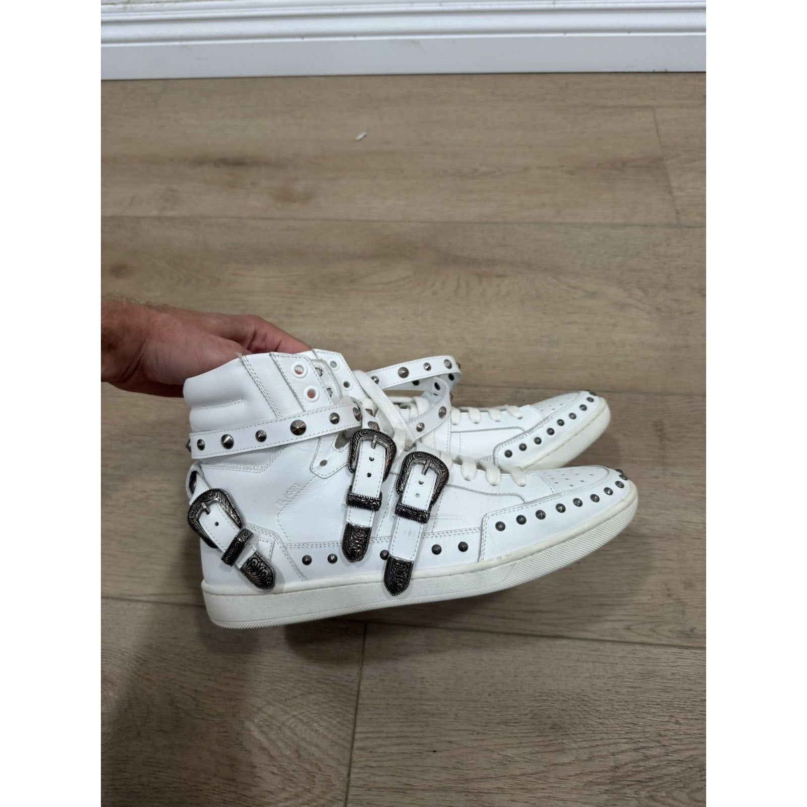 Saint Laurent Multi strap Hedi sneakers 41