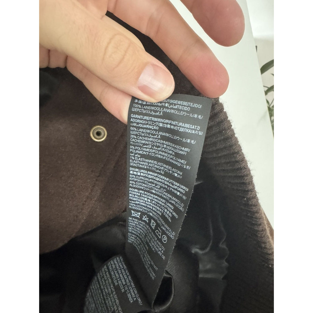 Saint Laurent Brown Colorblock Teddy 50