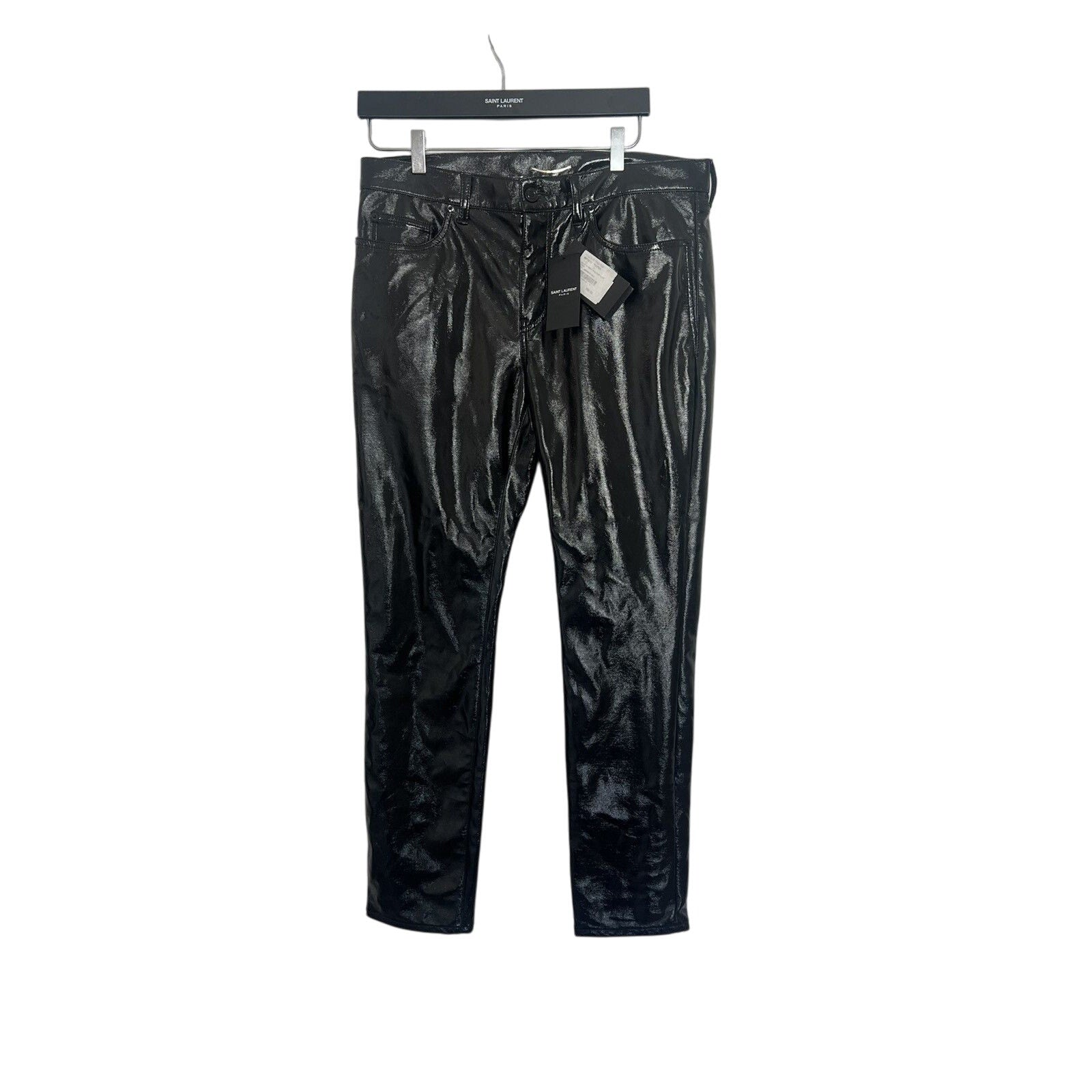 Saint Laurent Bnwt Lacquered Pants 31