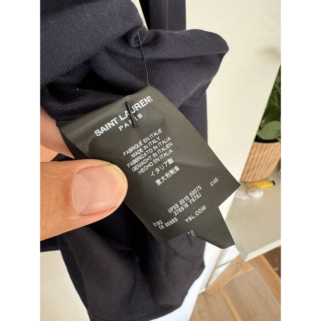 Saint Laurent Blue Viscose fw15 shirt 38