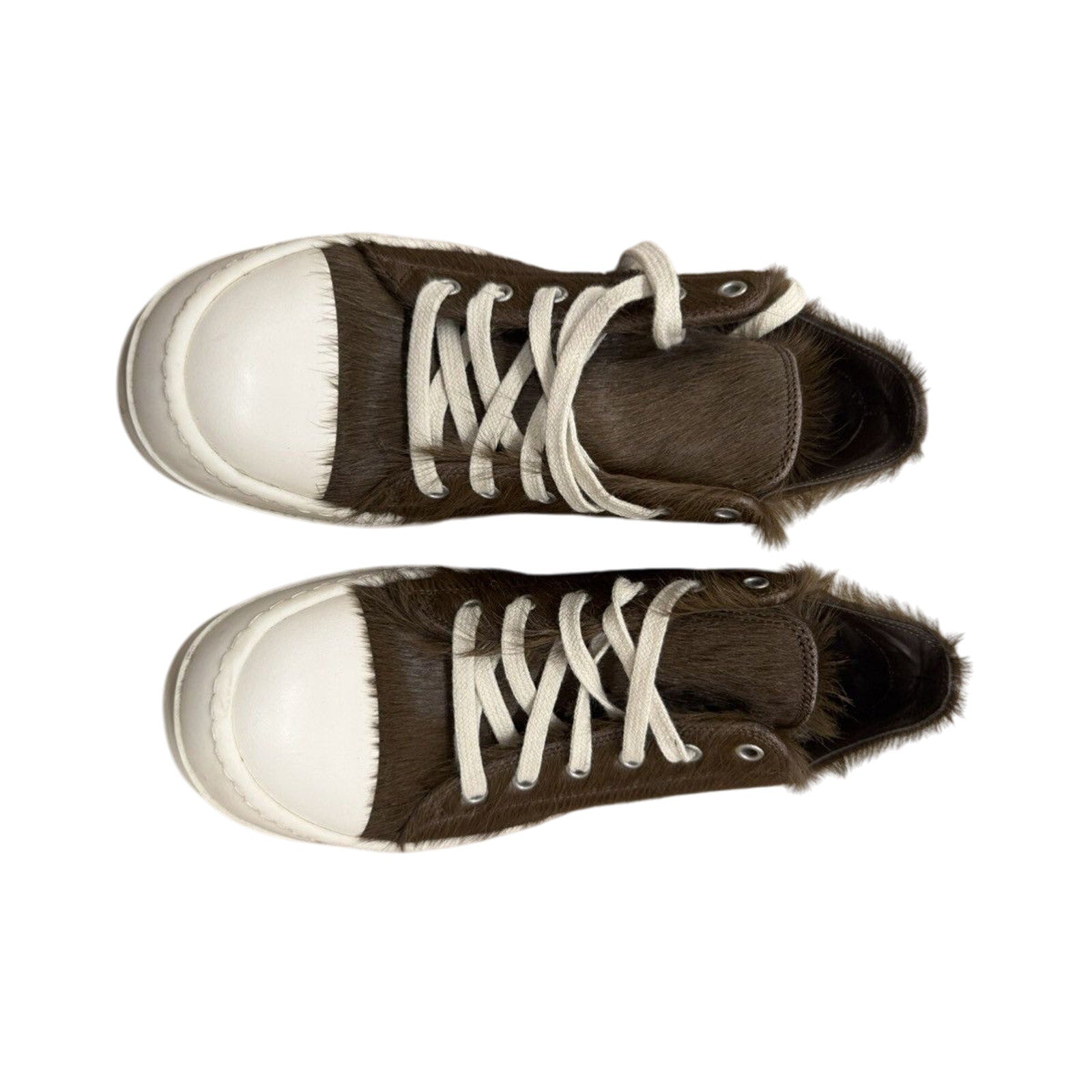 Rick Owens Ponyhair Ramones Low Brown 39.5