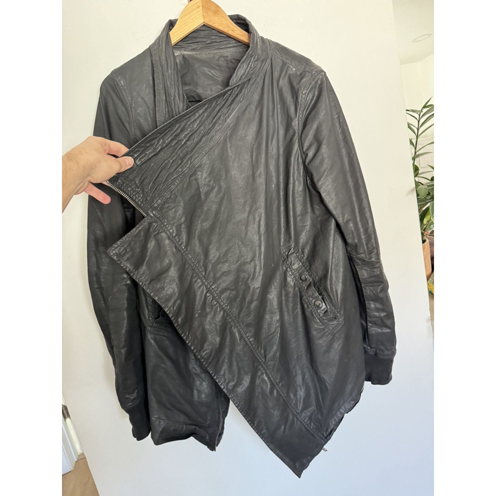 Rick Owens OG waxed Exploder Parka L