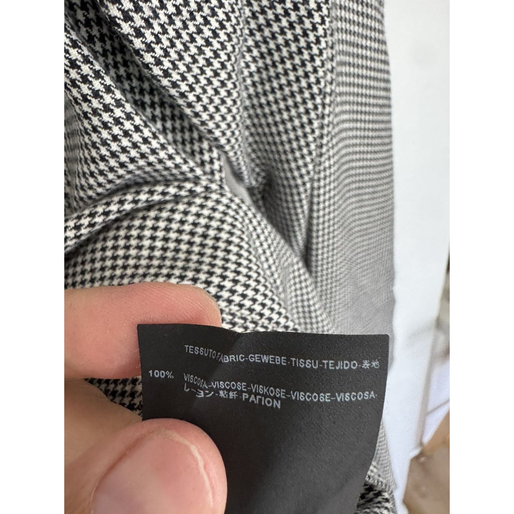 Saint Laurent Hedi Wool Houndstooth shirt 40