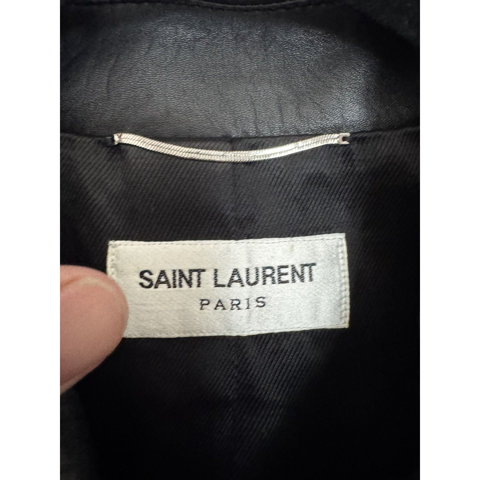 Saint Laurent Classic Lamb Leather Trucker 52