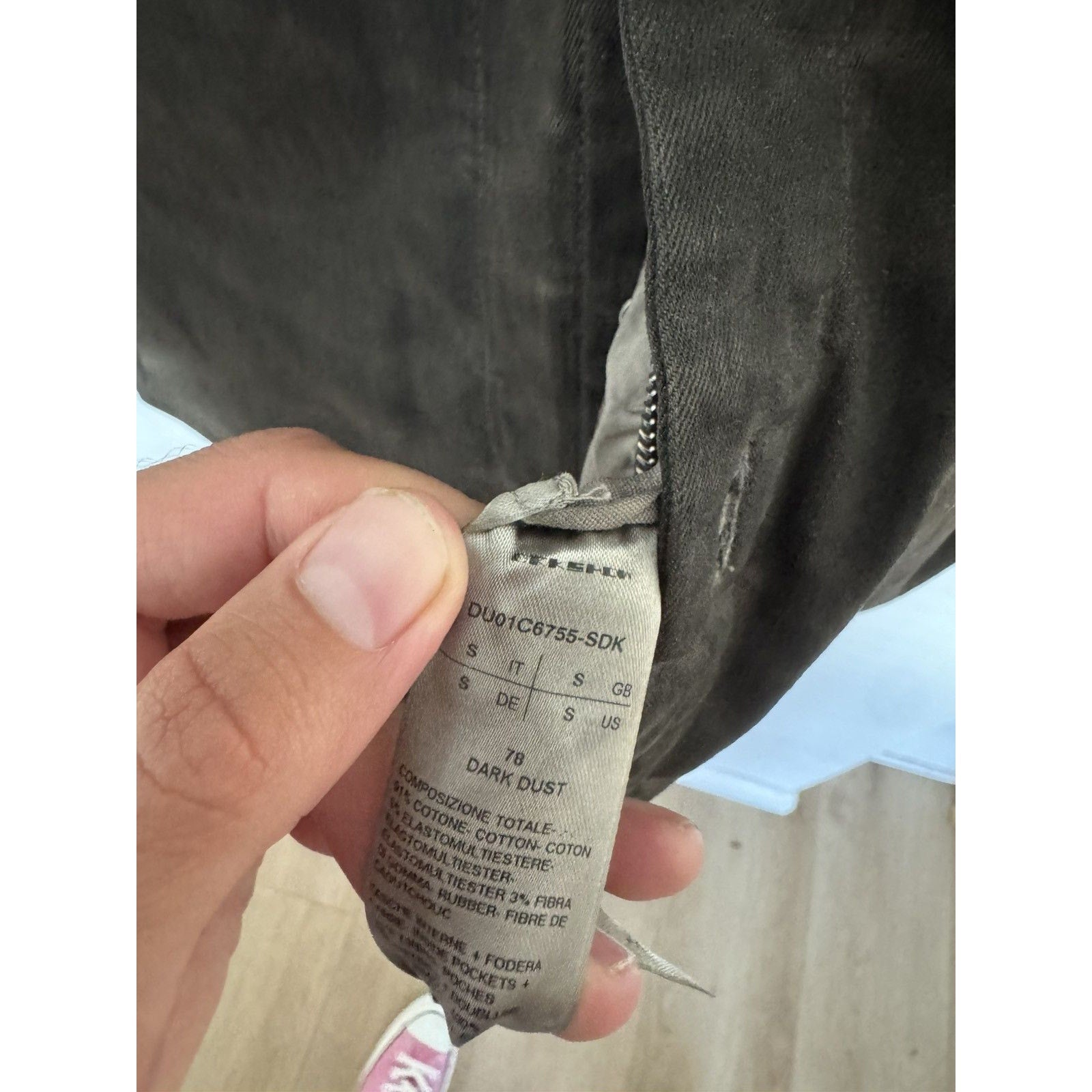 Rick Owens Dark dust oversized denim outershirt small