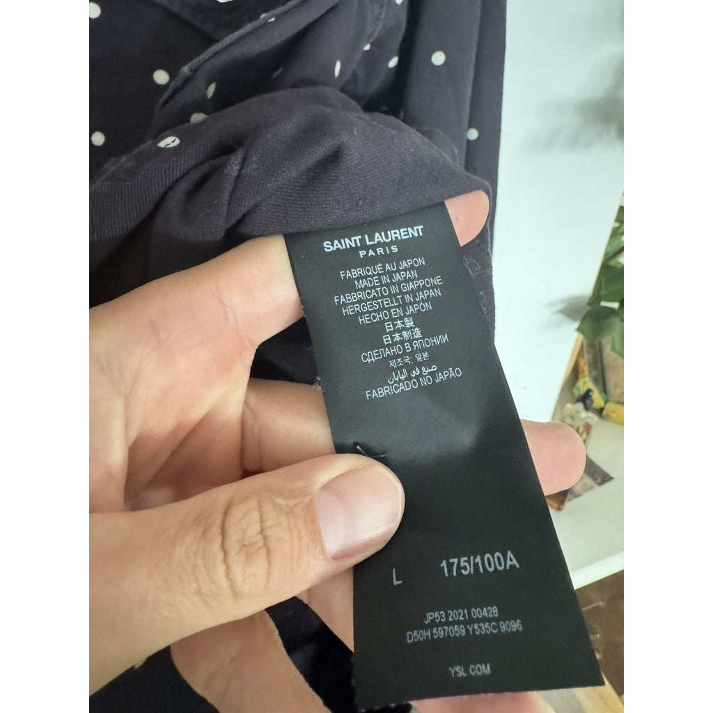 Saint Laurent Western Polka Dot shirt