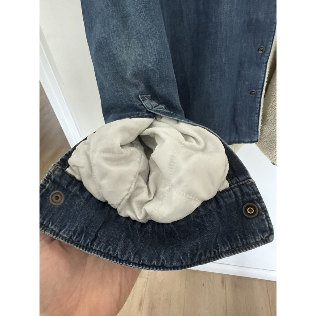 Saint Laurent Sherpa Denim shirt XL