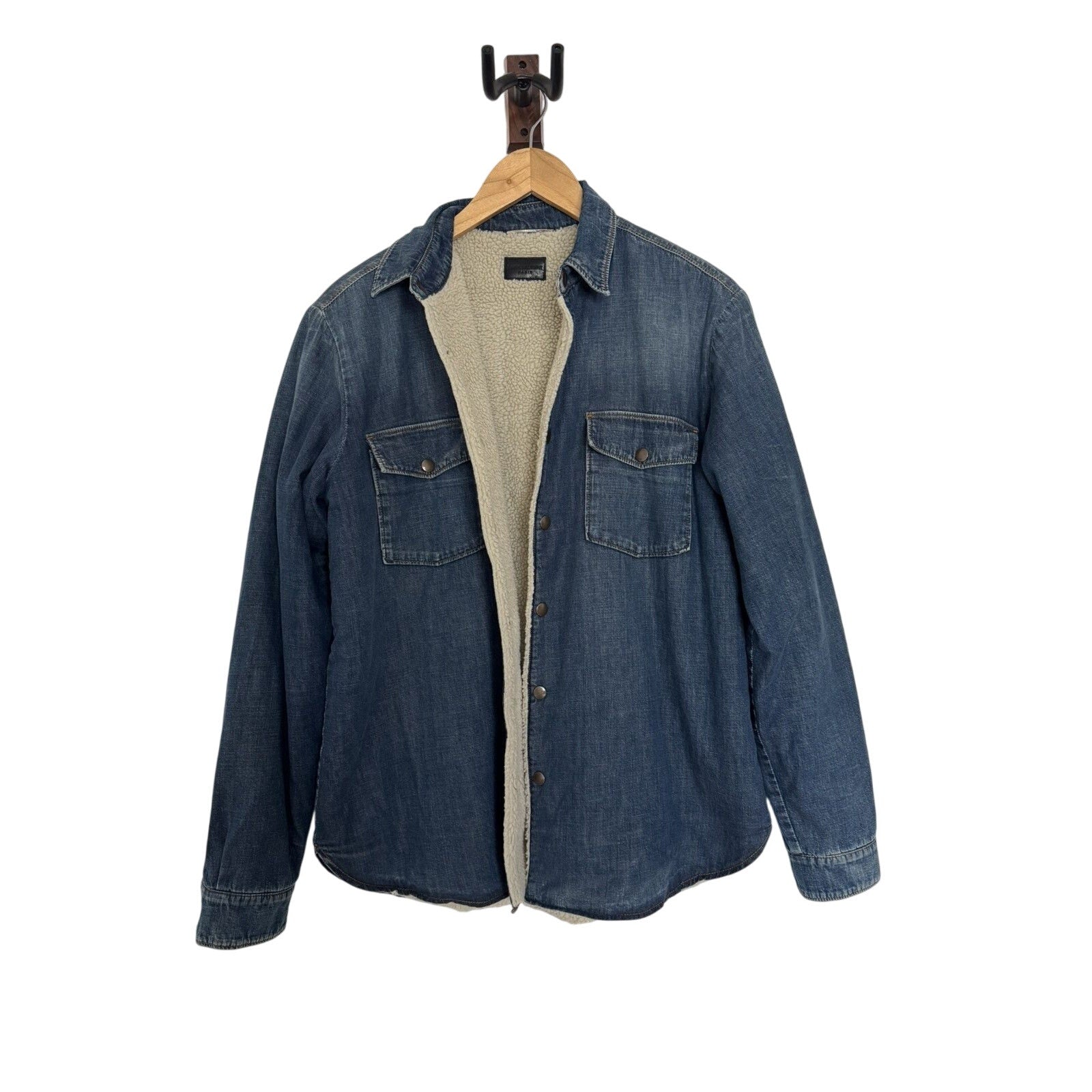 Saint Laurent Sherpa Denim shirt XL