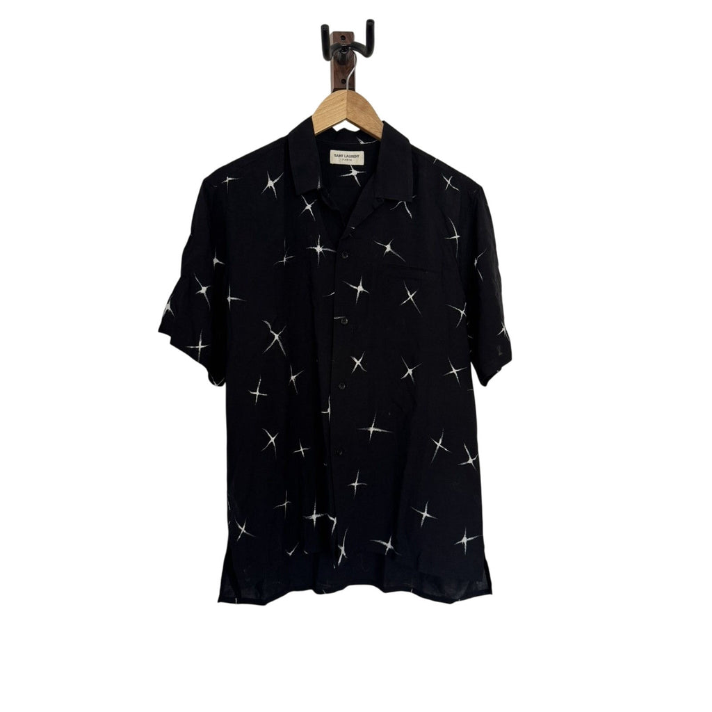 Saint Laurent Shooting stars camp viscose shirt 39
