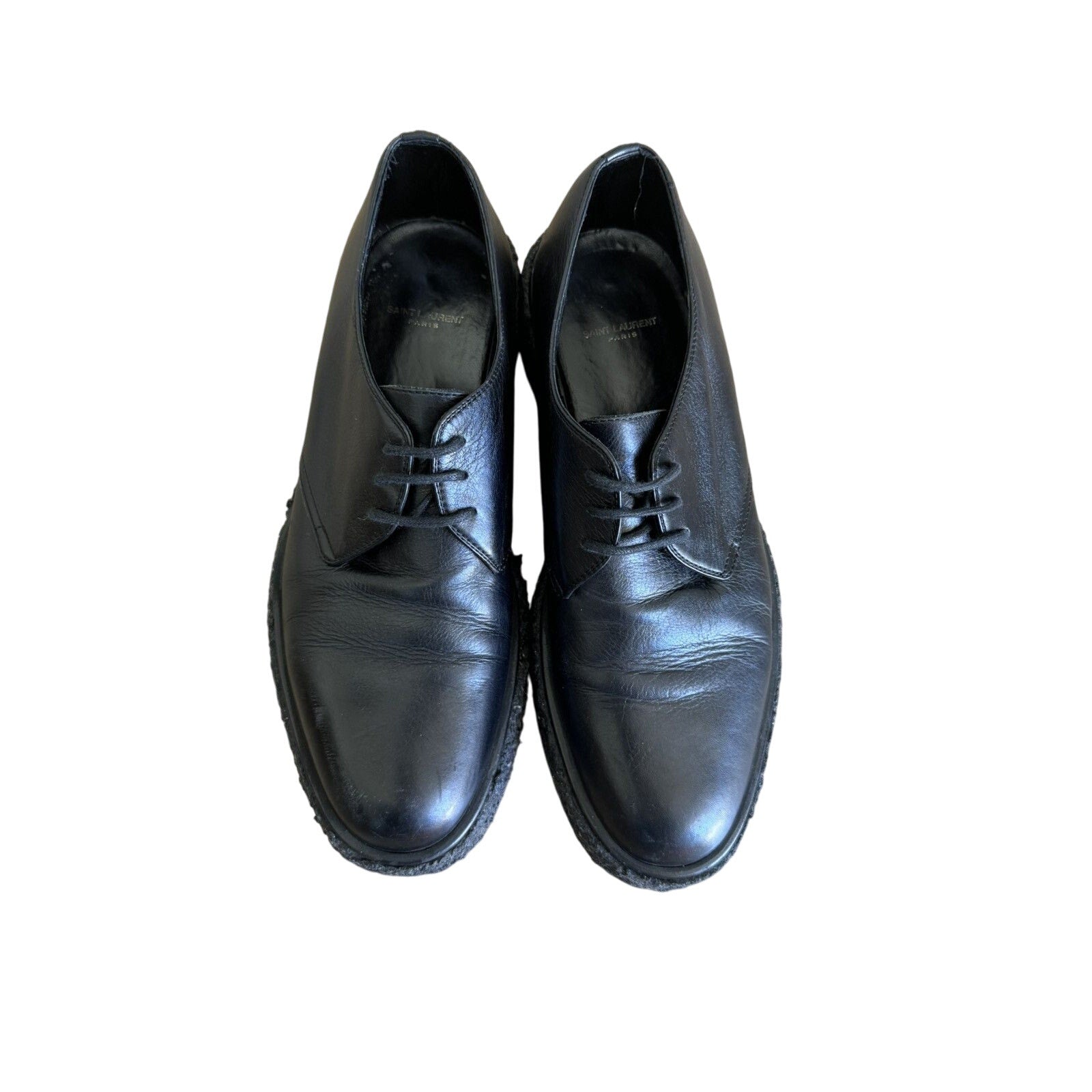 Saint Laurent Hedi Leather Creepers 42