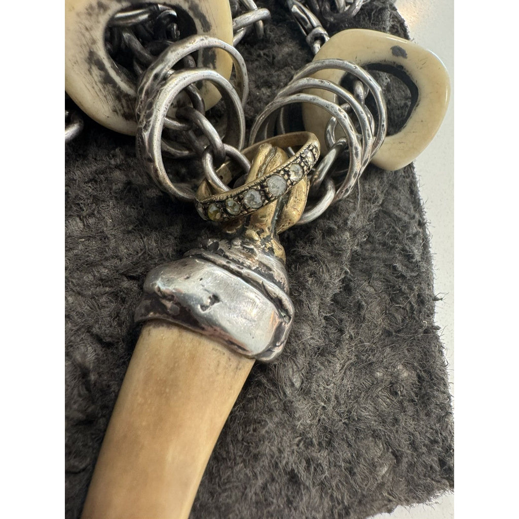 Rick Owens HUNROD Bone Stacking Necklace $17K MSRP