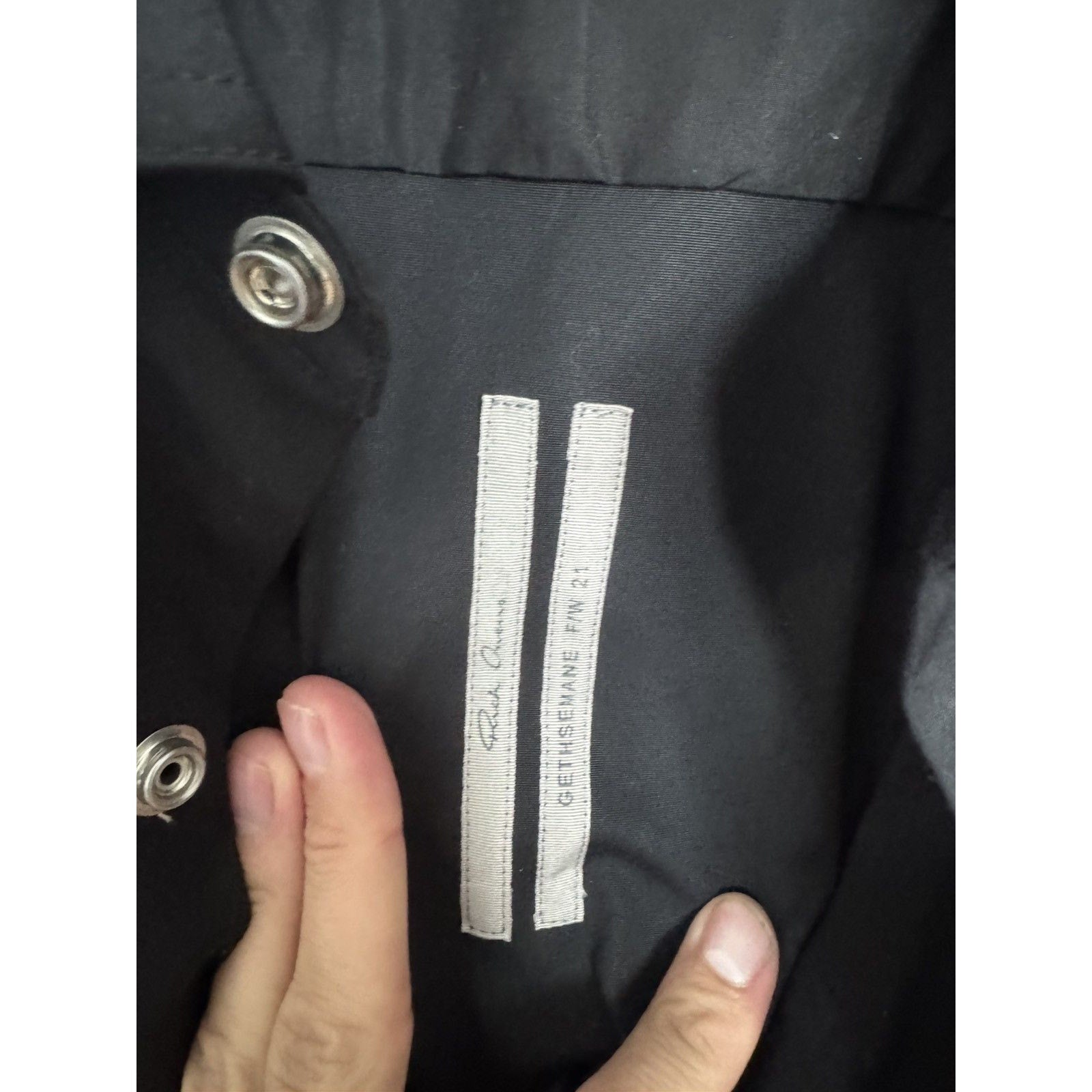 Rick Owens Belted coat Large