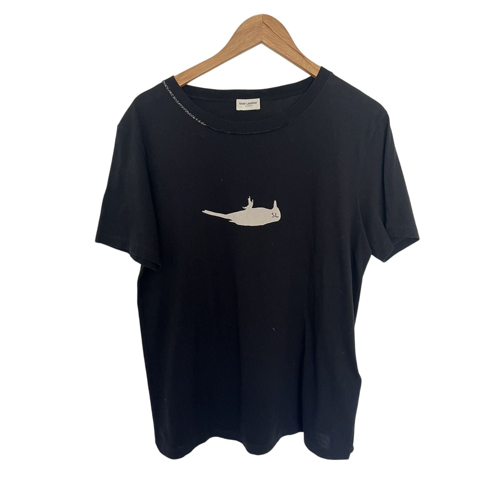Saint Laurent Bird logo T-shirt XS