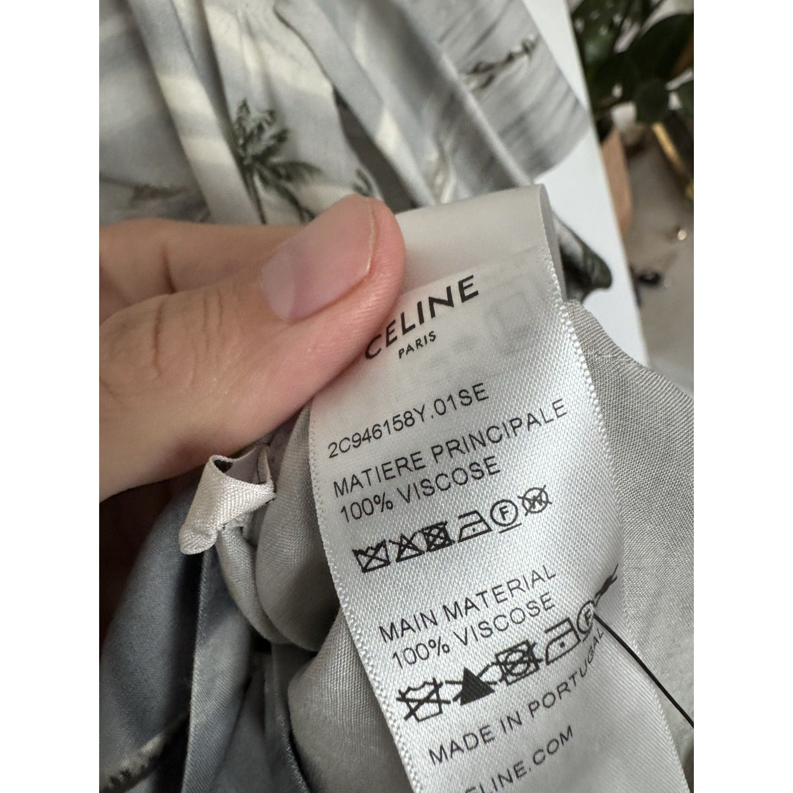 Celine New Hawaiian shirt 40