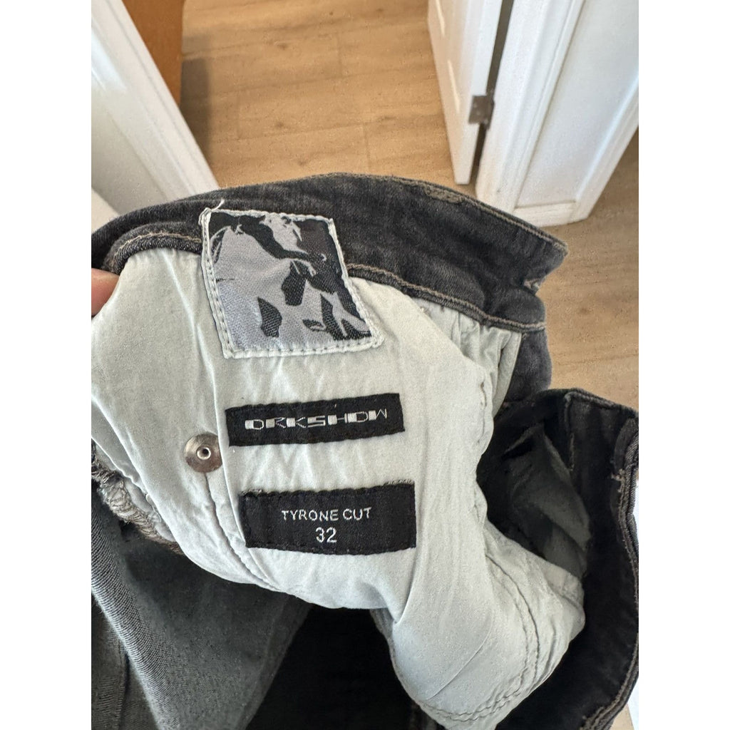 Rick Owens Grey Tyrone Denim 32