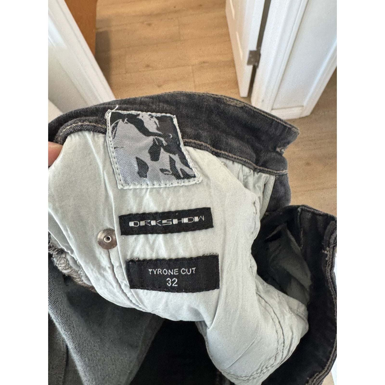 Rick Owens Grey Tyrone Denim 32