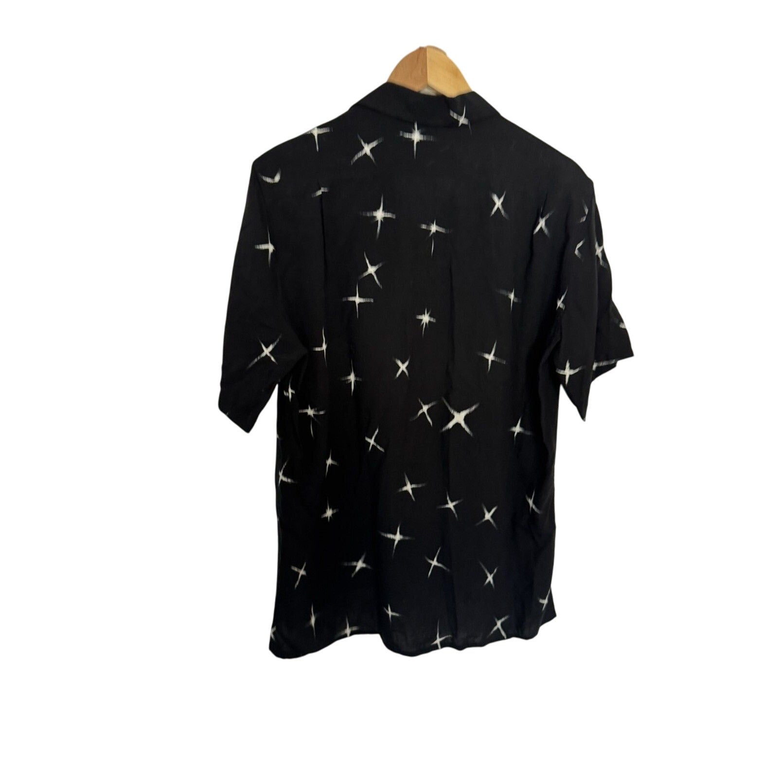 Saint Laurent Shooting stars camp viscose shirt 39