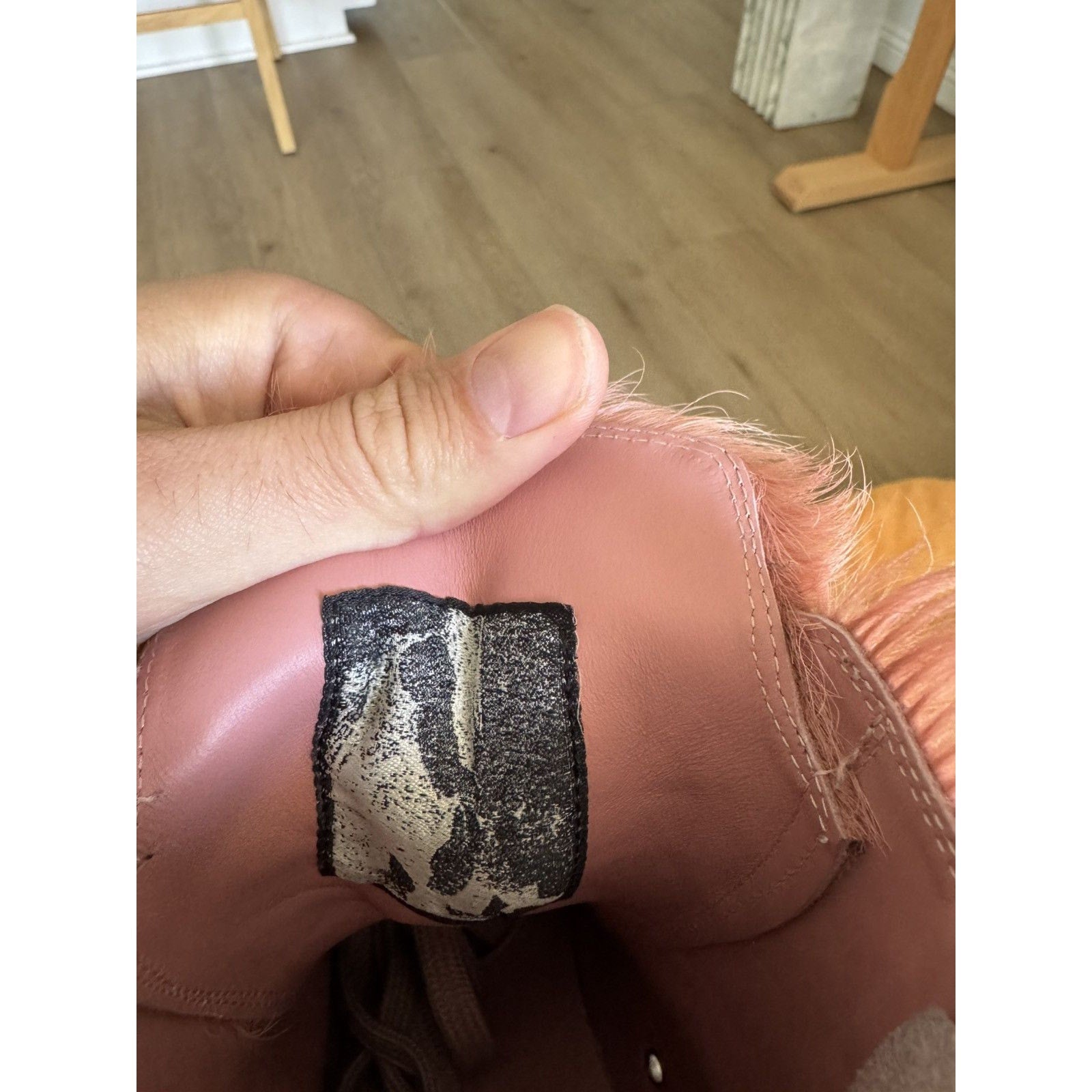 Rick Owens Pink Ponyhair Mainline Ramones 42