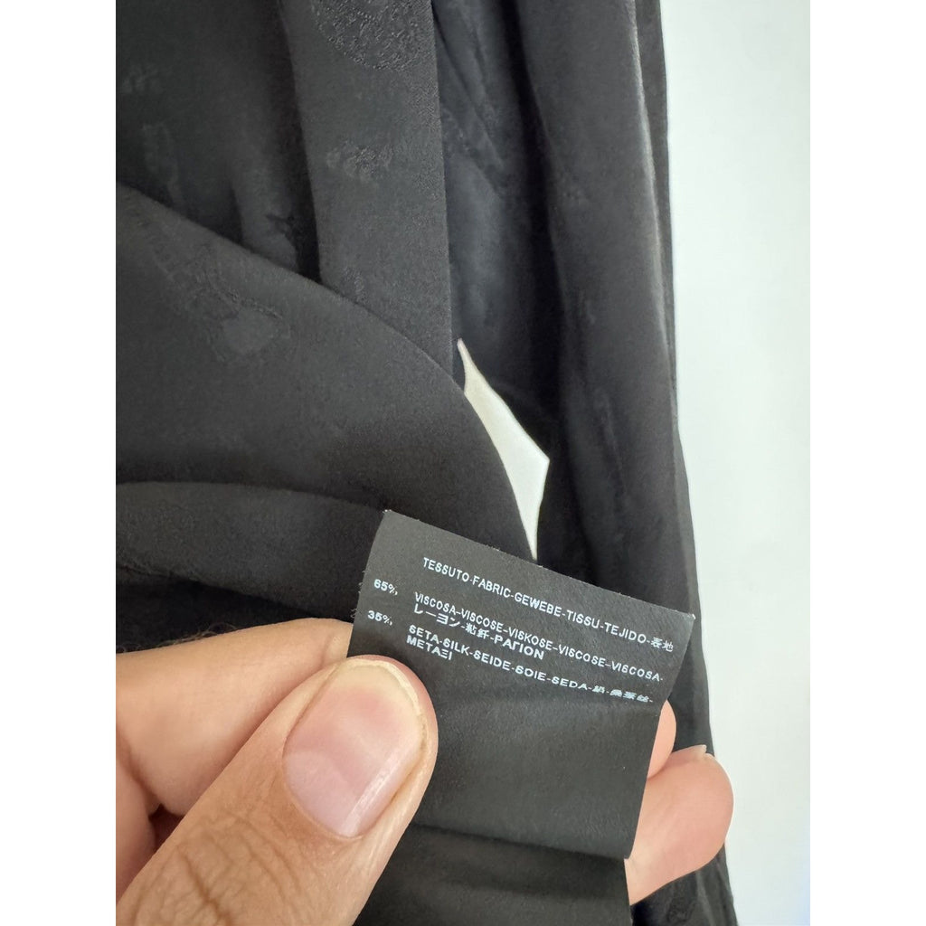 Saint Laurent Hedi Silk Guitar shirt 41