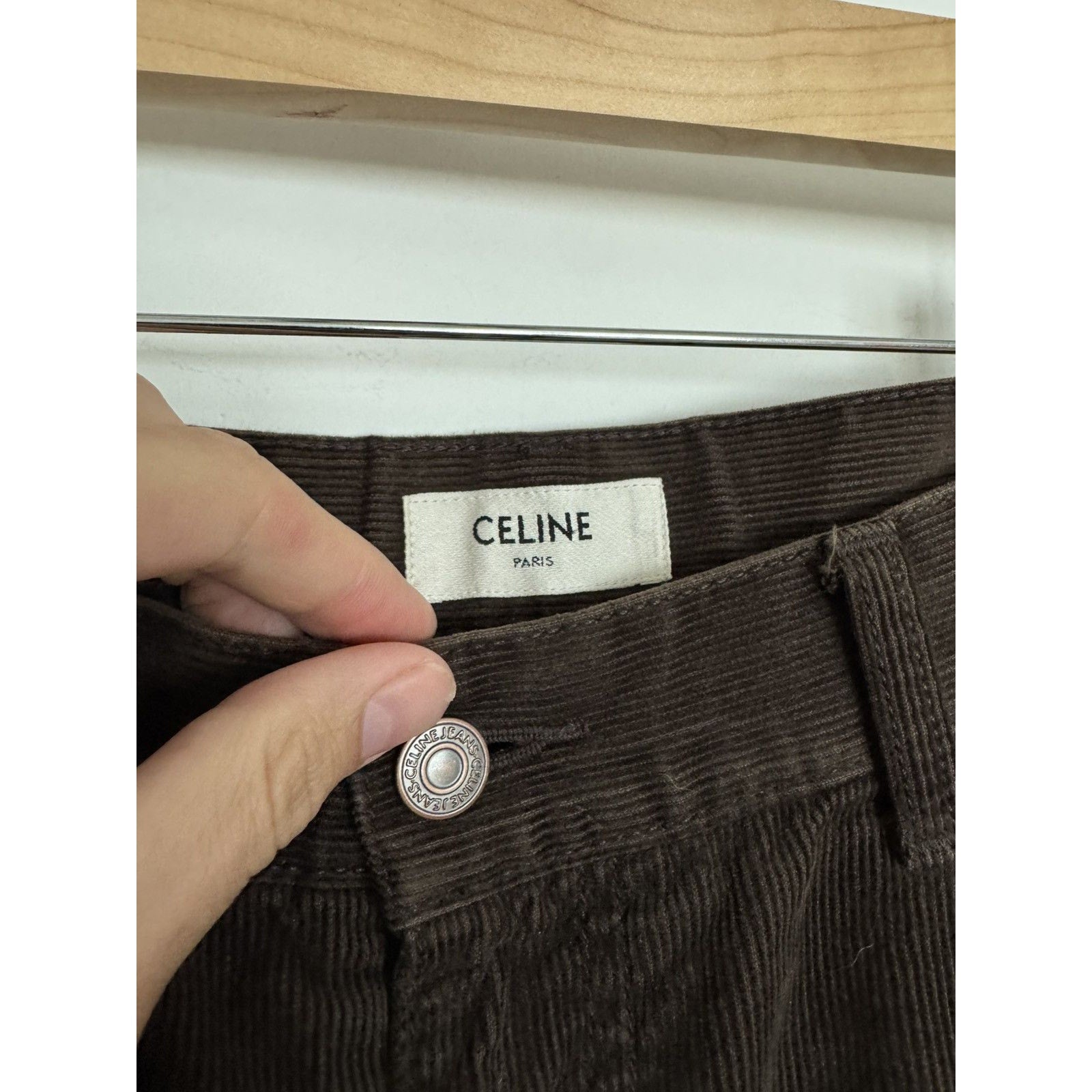 Celine Brown Corduroy pants 31