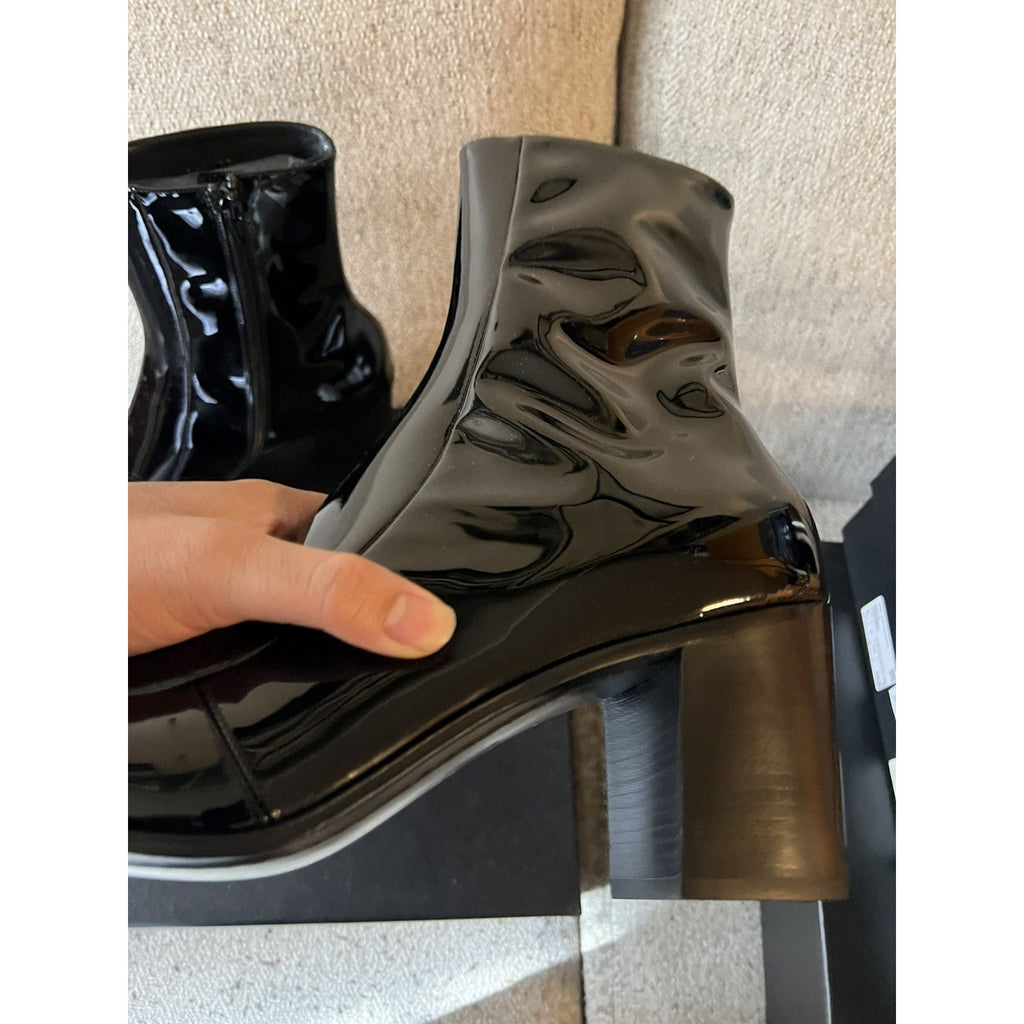 Saint Laurent New Patent Beau Boots 75MM 45