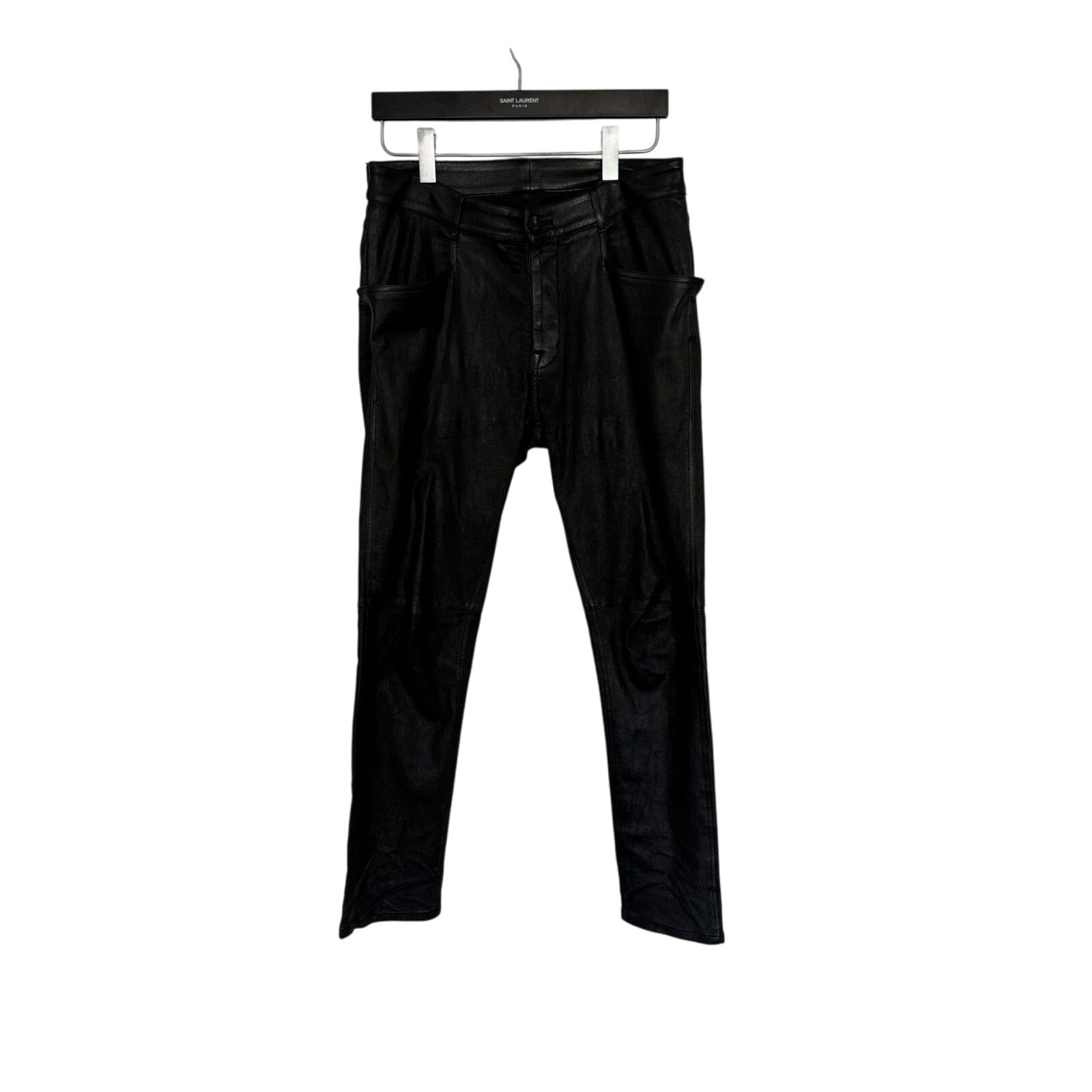 Rick Owens Lamb Leather Larry Pants
