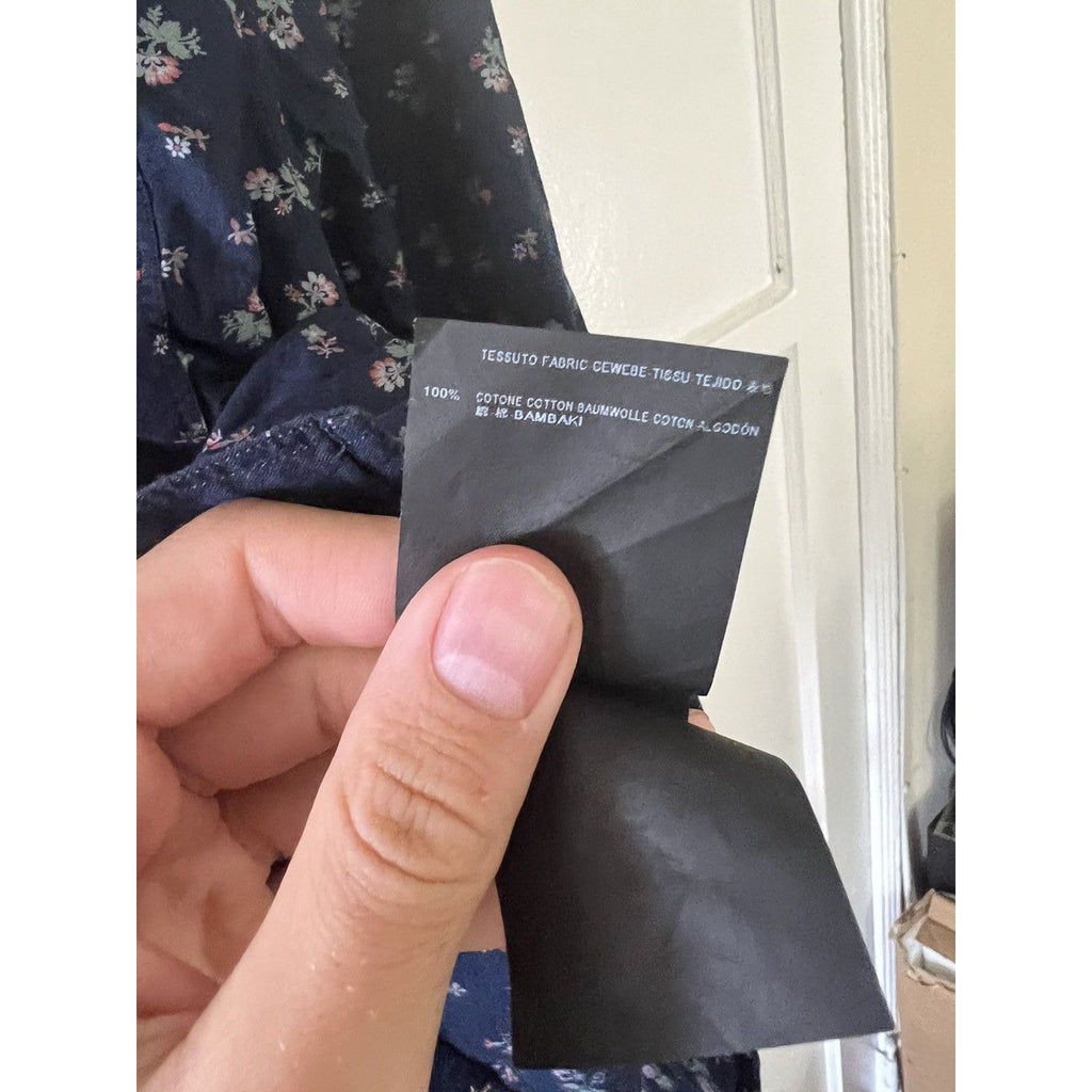 Saint Laurent Psych rock floral shirt 38