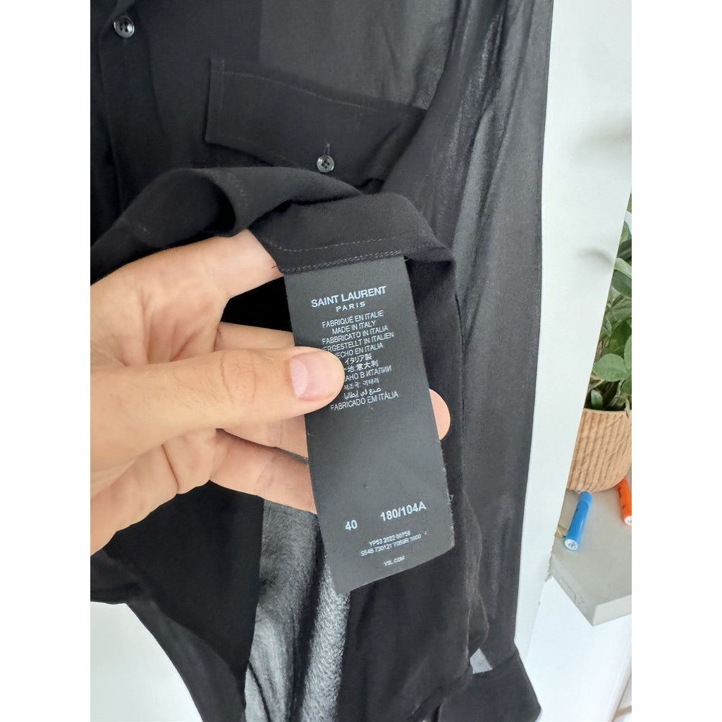 Saint laurent sheer Silk Shirt