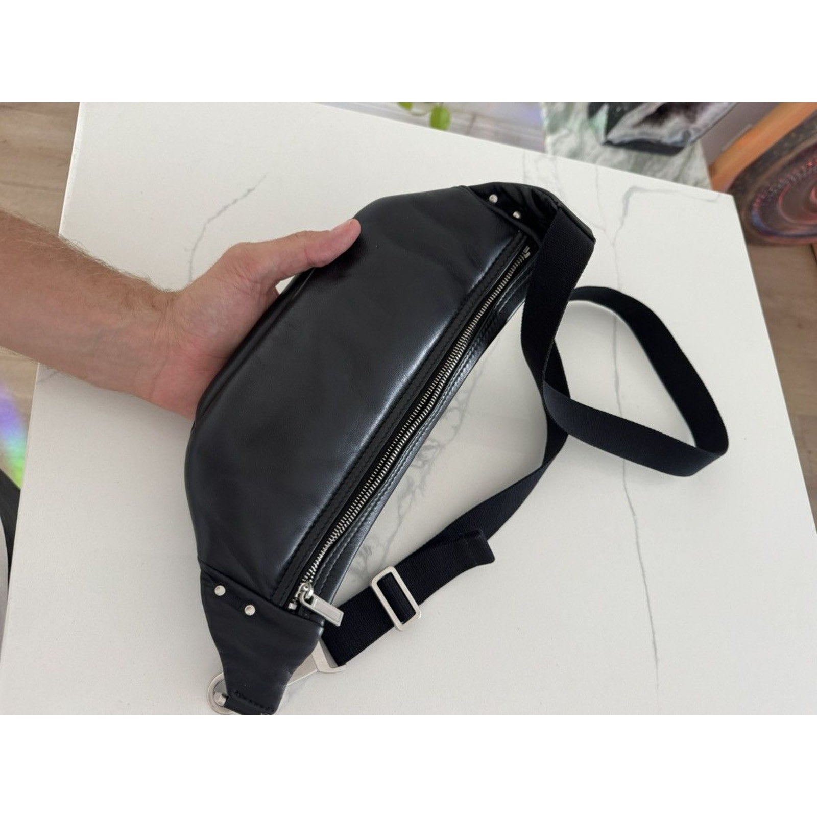 Rick Owens Leather Bum Bag