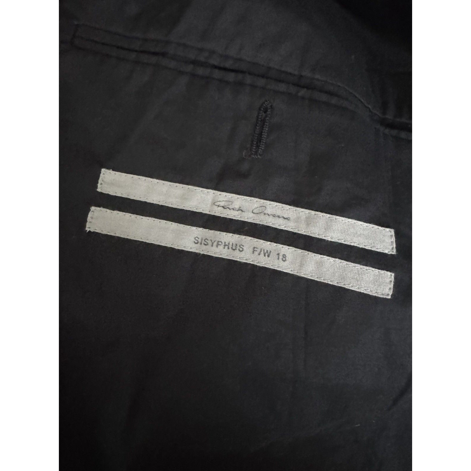 Rick Owens Sisyphus FW18 Single Button Blazer 50