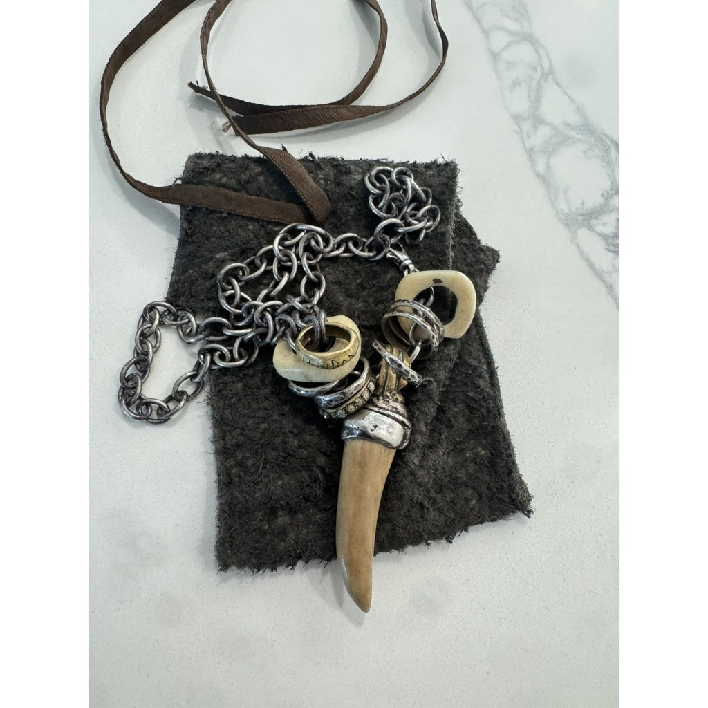 Rick Owens HUNROD Bone Stacking Necklace $17K MSRP