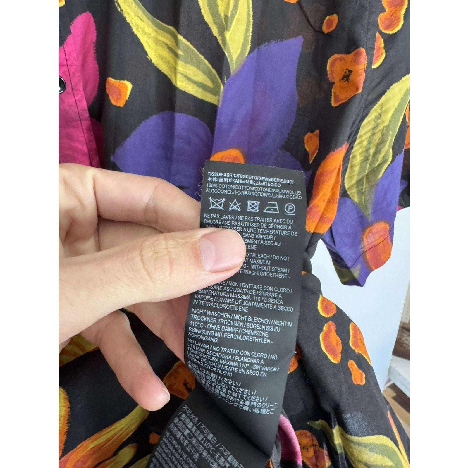 Saint Laurent Multicolor floral shirt 40