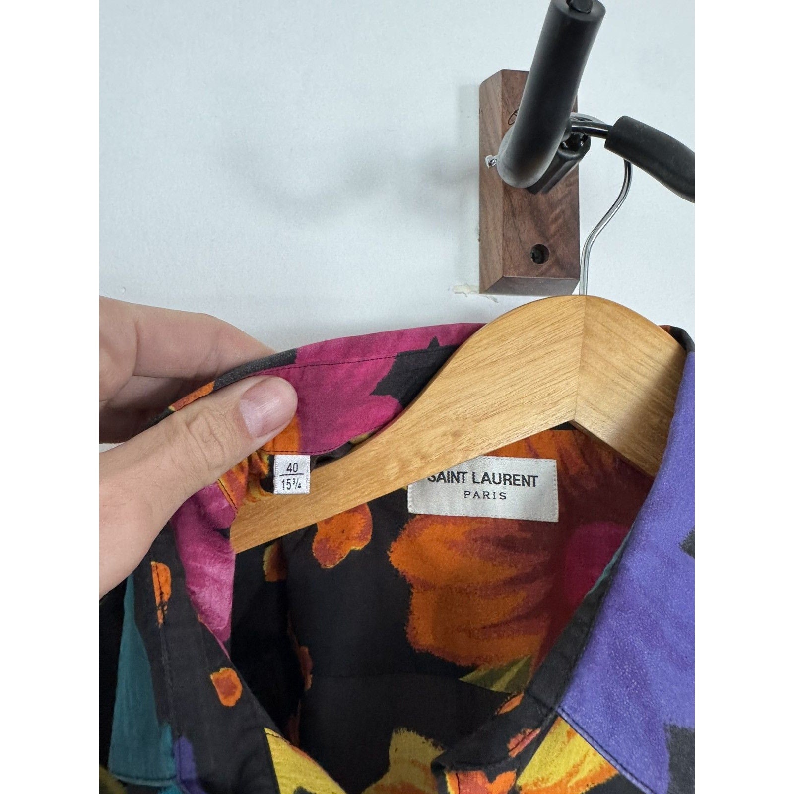 Saint Laurent Multicolor floral shirt 40