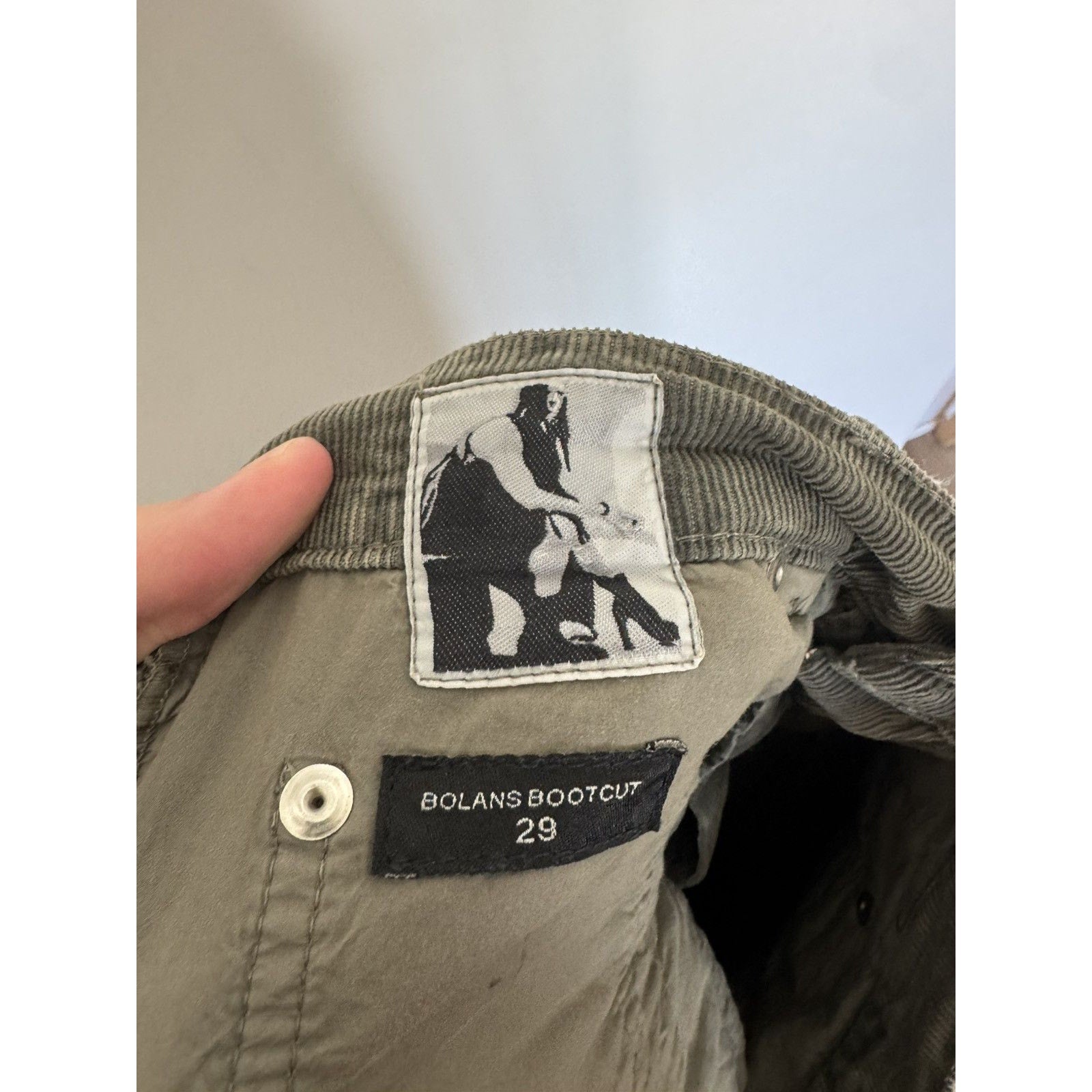 Rick Owens Hustler Bolan Bootcut Corduroy’s 29