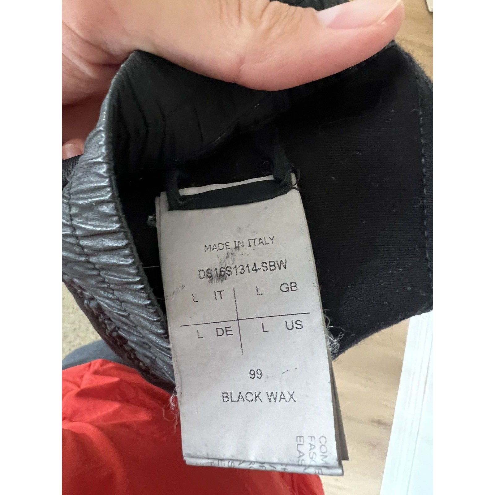 Rick Owens Drkshdw Waxed leggings large