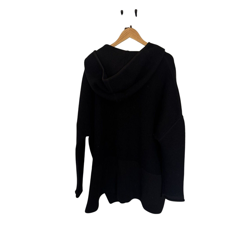 Rick Owens Glitter FW17 Wool Hoodie One Size