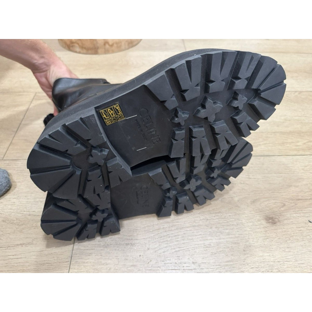 Celine Platform Combat Boots 44