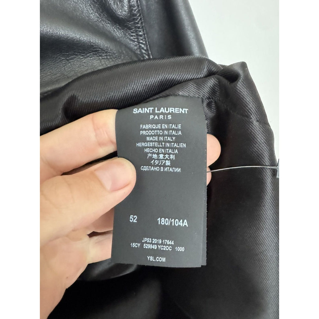 Saint Laurent Classic Lamb Leather Trucker 52