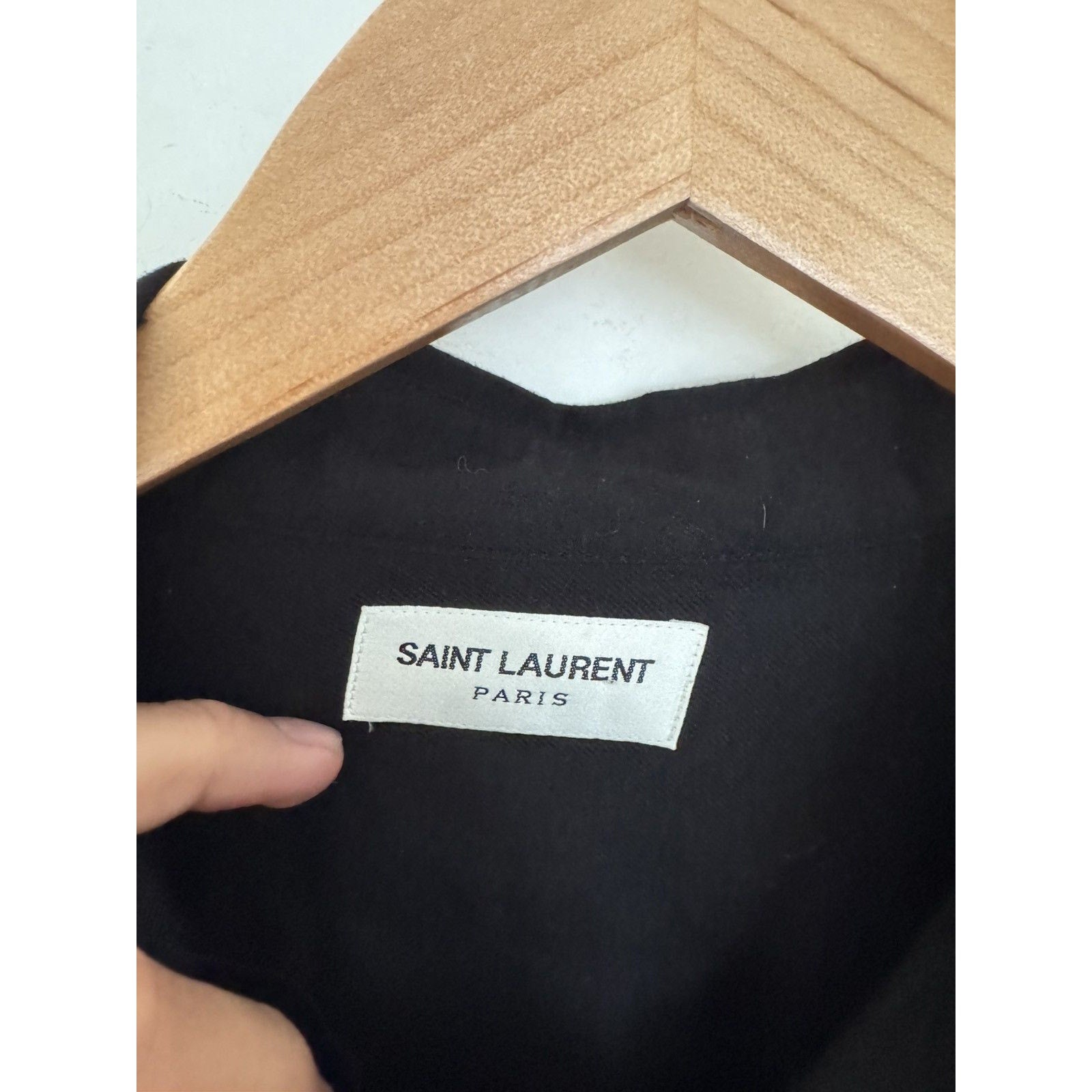 Saint Laurent Hidden buttons Heavy Viscose shirt 42