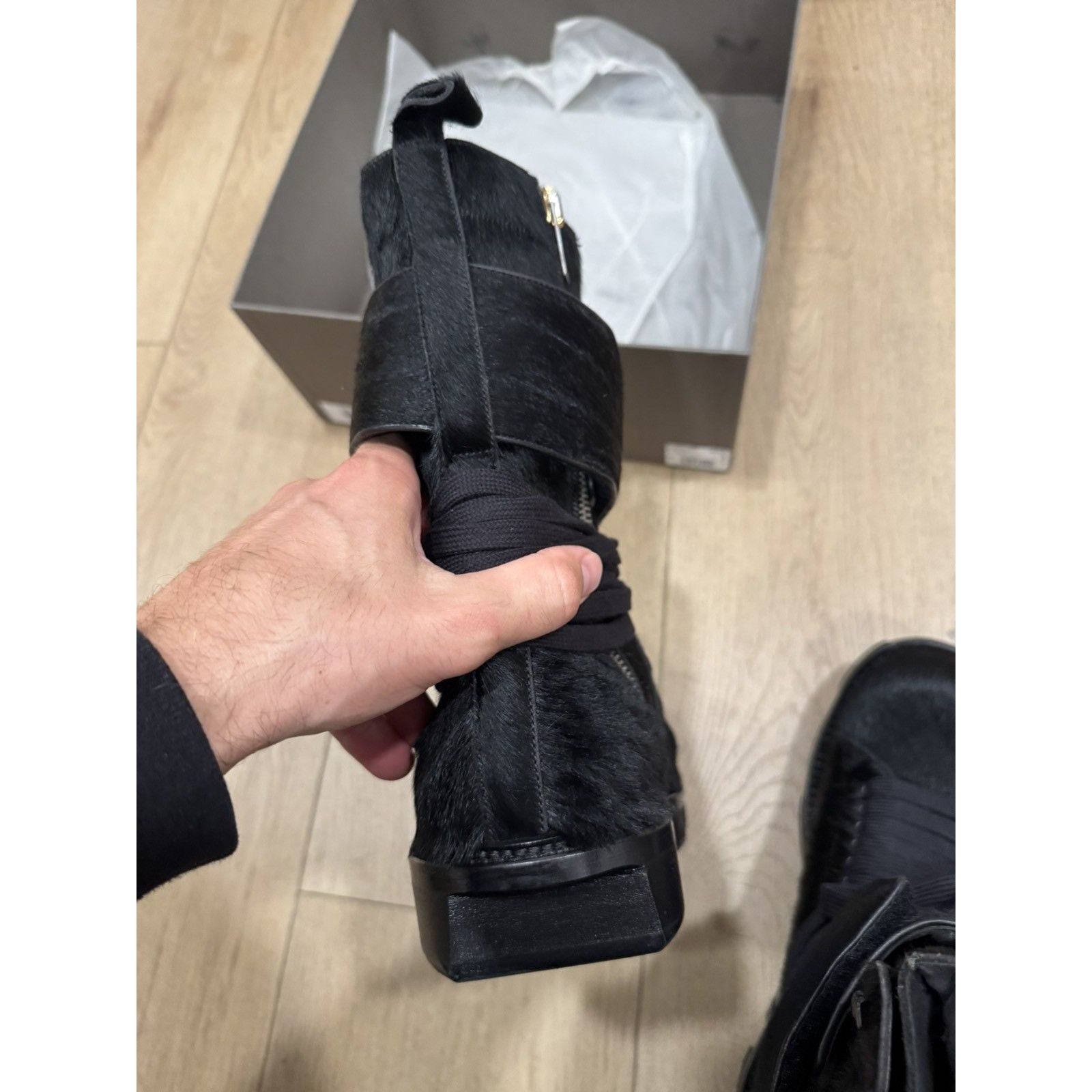 BNIB FW13 Plinth Ponyhair Boots 43.5