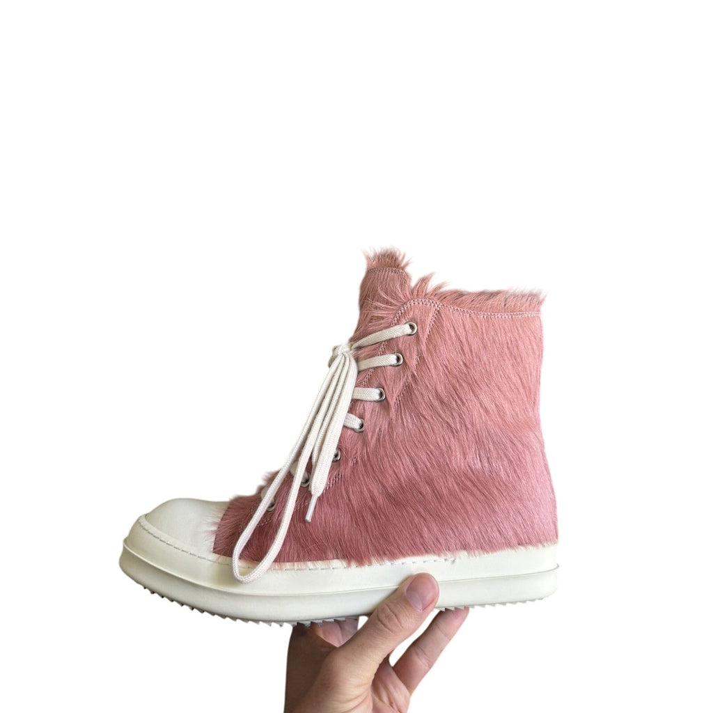Rick Owens Pink Ponyhair Mainline Ramones 42