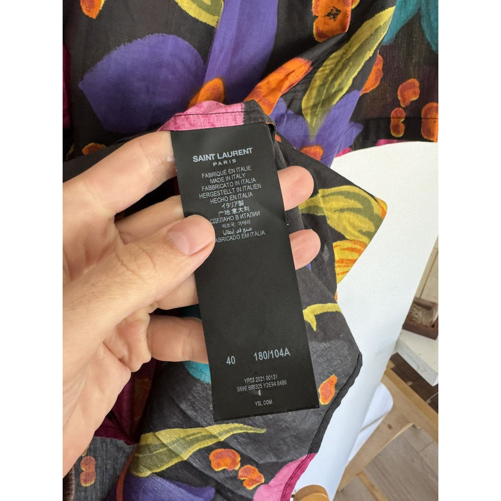 Saint Laurent Multicolor floral shirt 40