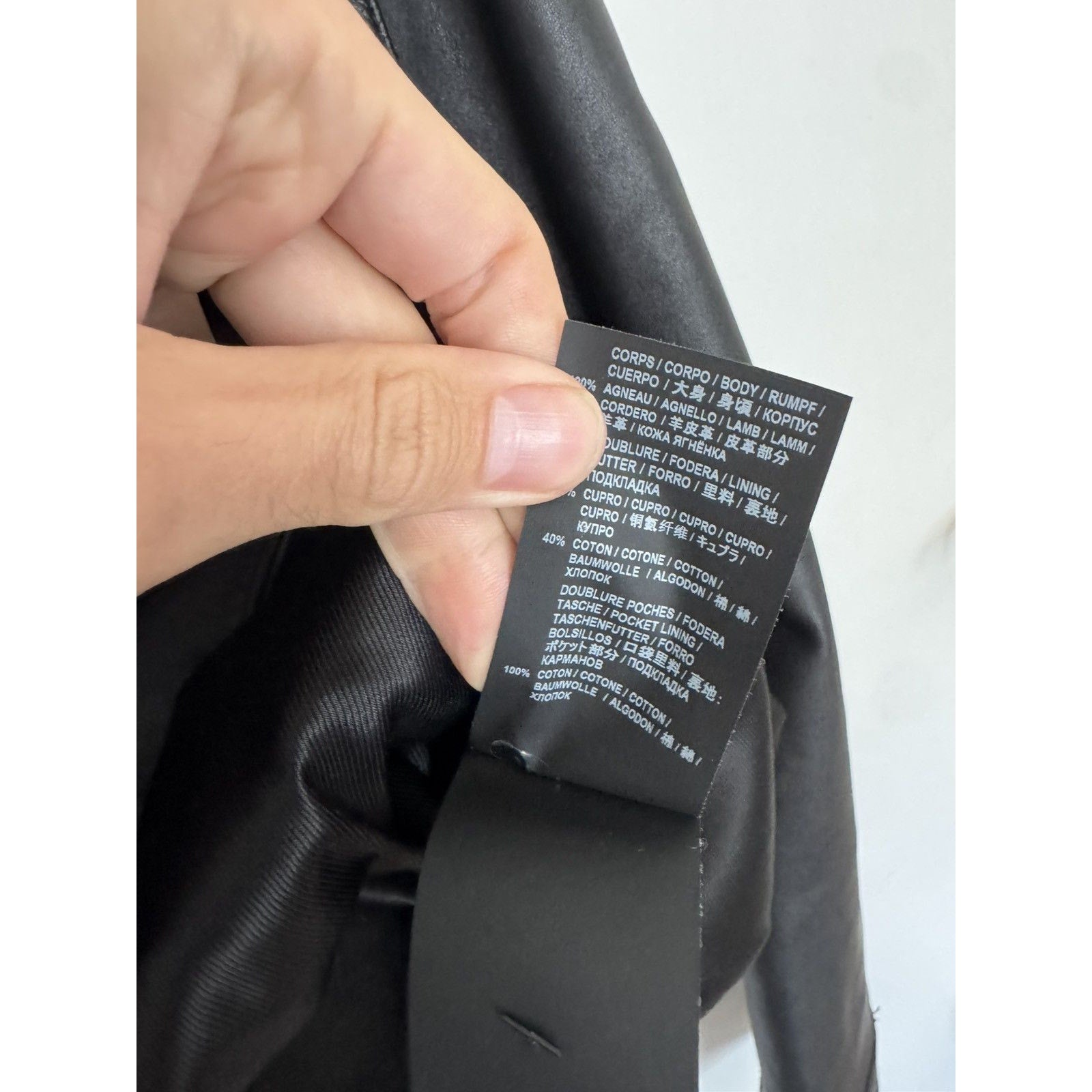 Saint Laurent Classic Lamb Leather Trucker 52