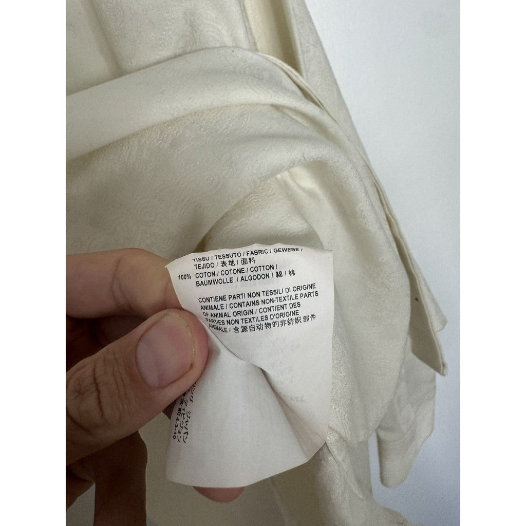 Cream Paisely jacquard shirt 41